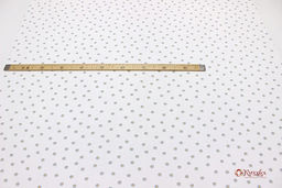 Муслин двухслойный с эф.жатости Ромашки цв.белый, ш.1.35м, хлопок-100%, 110гр/м.кв - Купава фото 3