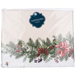 СКАТЕРТЬ КРУГЛАЯ CELEBRATION 190СМ ,БЕЖЕВЫЙ, 100 - Lefard фото 2