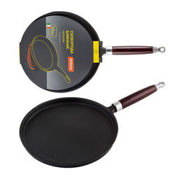 Сковорода блинная чугунная РCIF-24 промасл.покр., d-24 см, в конверте арт. 985029