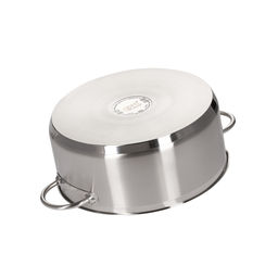 1296 GIPFEL Кастрюля SIGNO 32x13см/9,6 л со стеклянной крышкой, c капсульным дном. Материал: нерж. сталь 18/10. Толщина: 0,8мм