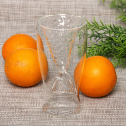 Стакан стеклянный с двойными стенками 100мл "Рыбка"