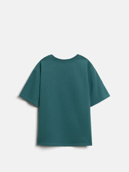 ACOOLA / Футболка детская для мальчиков Basquia темно-зеленый