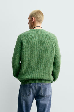 PURL KNIT FLECKED JUMPER - Zara фото 3