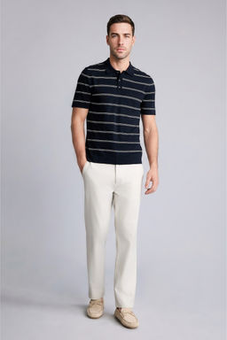 Standart Fit K_sa kollu Triko Polo Ti__rt - Defacto фото 2