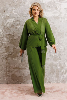 Костюм Anastasia 1063.1 травяной зеленый фото 8