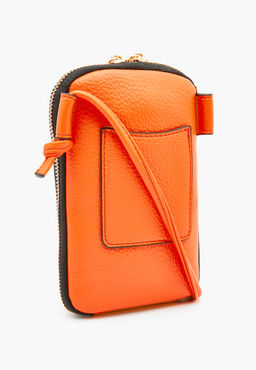Оранжевая женская сумка для мобильного 610-3101-613 - Mascotte фото 3
