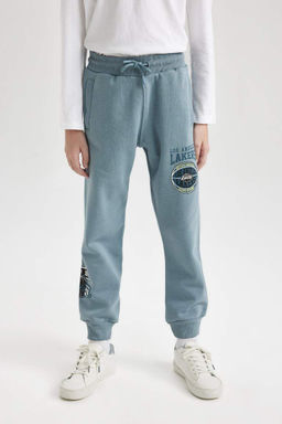 Спортивные штаны НБА Лос-Анджелес Лейкерс для мальчиков - Defacto фото 4