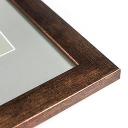 Фоторамка для фото 21×30 см Emma, пластик, коричневый