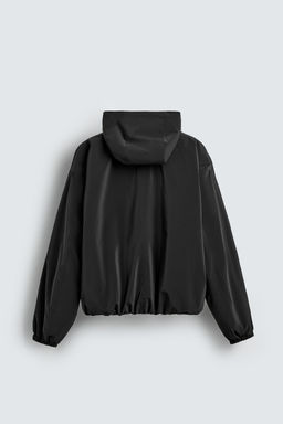 CAZADORA T?CNICA LIGERA CAPUCHA / Negro - Zara фото 8