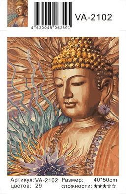 Картина по номерам на холсте и подрамнике 40х50 см