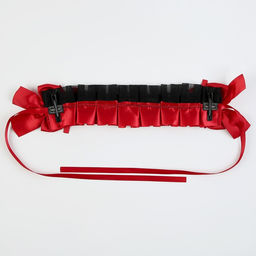 Карнавальная повязка Лолита цвет красный с чёрным кружевом - Simaland фото 9