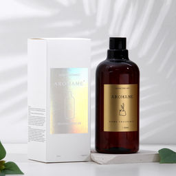 Набор диффузор ароматический Aromame, хилтон, 500 мл, круглая банка