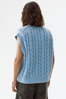 Su?ter sin mangas de algod?n Relaxed Fit - H&m фото 5