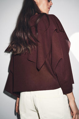 PLAIN KNIT LAYERED TOP - Zara фото 10