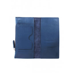 Портмоне мужское Croco-ПР-1052 натуральная кожа 3 отд, 5 карм, синий бергамо (47) 264807  фото 3