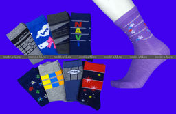 Цена за 10 пар. Носки женские Компьютерные XL (33-35) - Weiwei фото 3