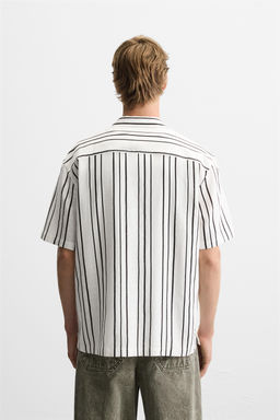 STRIPED FLOWING SHIRT - Zara фото 12