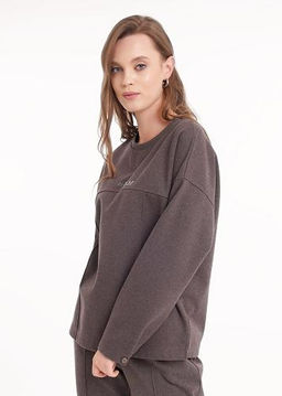 Джемпер жен. (ЧЗ) т.серый/т.коричн. 157015/187ввэ - Clever wear фото 2