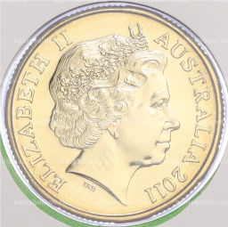 Монета 1 доллар 2011 года Австралия Президентский Кубок  Австралия 2011 (в конверте с почтовой маркой)