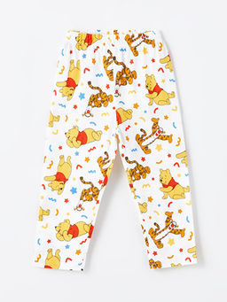 Polo Yaka K?sa Kollu Winnie the Pooh Bask?l? Erkek Bebek Pijama Tak?m? - Waikiki фото 3