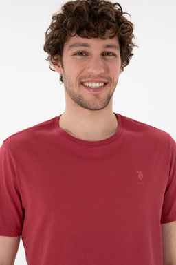 Erkek Regular Fit Bisiklet Yaka Vi_ne Basic Ti__rt Sepette S_rpriz _ndirim - U.s. polo assn фото 3