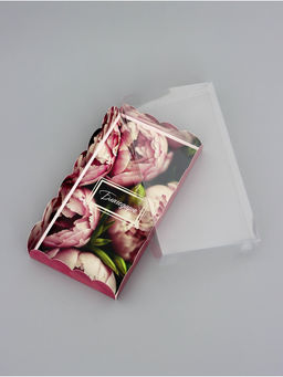 Цена за 5 шт. Коробка для печенья, Цветочки, 10.5?20?3 см