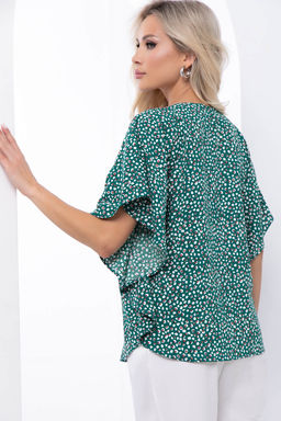 Блуза Леона (грин) Б6725 - Lt collection фото 7