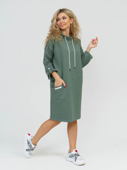 880 Платье "Хаки"