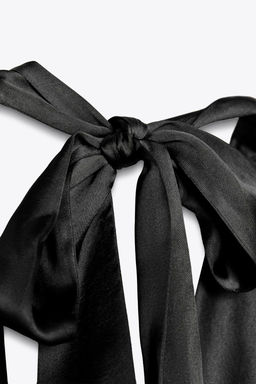 SATIN HALTER TOP - Zara фото 13