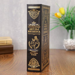 Шкатулка книга-сейф «Акулы бизнеса», дерево и искусственная кожа, с замком, 21×13×5 см