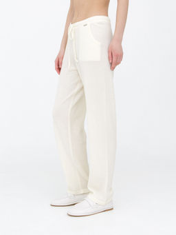 Брюки кашемировые 05030 кремовые