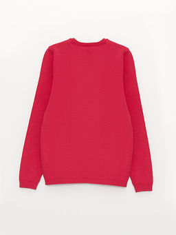 Bisiklet Yaka Basic Uzun Kollu K?z ?ocuk Triko Kazak - Waikiki фото 2