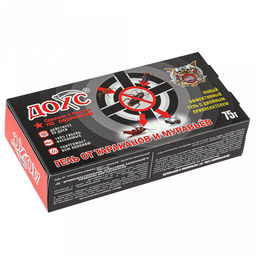 Средство от тараканов и муравьев "Оборонхим-гель" 75г, туба, "ДОХС" (Россия)