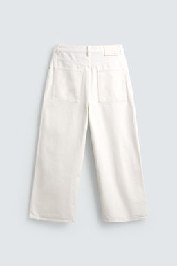 JEANS WIDE FIT / Blanco - Zara фото 9