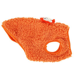 Пэт тойс (Pet toys) Одежда для собаки Жилетка с декором - лев, р-р 2XL, длина спинки 34см/обхват груди 42см/обхват шеи 22см, цвет-оранжевый, искусственный мех (100% полиэстер) (Китай) - Домашняя Мода фото 7