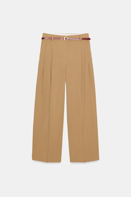 TROUSERS WITH BELT AND DARTS - Zara фото 20