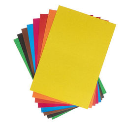 Цена за 2 шт. Картон цветной А4, 8 листов, 8 цветов, немелованный 370 г/м2, в папке