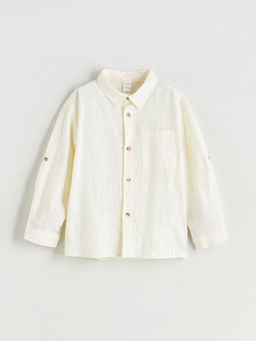 Uzun Kollu Erkek ?ocuk G?mlek