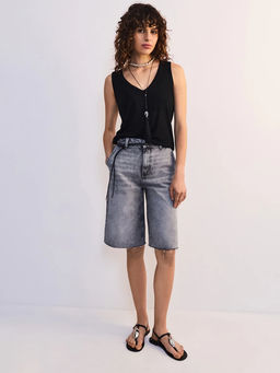 Джинсовые шорты бермуды / Zarina