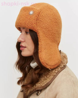 1015 WH Ушанка женская (56-58)