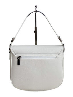 Женская сумка из искусственной кожи, цвет белый - Greta фото 2