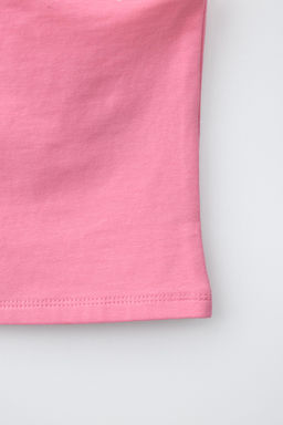 TOP ASIM?TRICO VIVOS CONTRASTE / Rosa - Zara фото 5