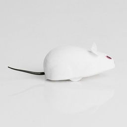 Мышь заводная, 7 см, белая - Пижон фото 2