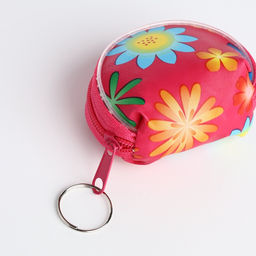 Кошелёк детский Цветочки, маленький, монетница, МИКС