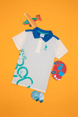Erkek _ocuk Mint Polo Yaka Ti__rt Sepette S_rpriz _ndirim