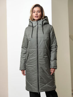 25403 Пальто т.оливковый