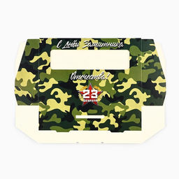 Цена за 5 шт. Коробка складная «23 Февраля», 17 х 7 х 4 см