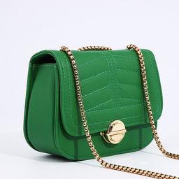 Сумка-мессенджер на клапане, цвет зелёный - Simaland фото 5