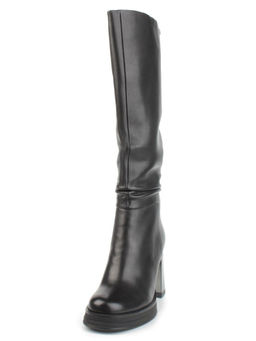 02-B6233-6051-3BM-1 BLACK Сапоги зимние женские (натуральная кожа, натуральный мех) - Фабричный китай фото 11