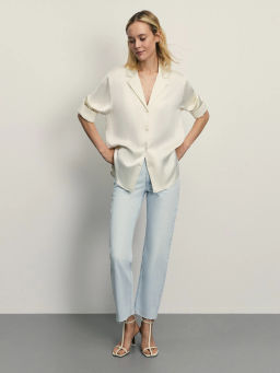 Джинсы straight укороченные / Zarina